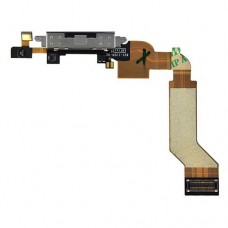 iPhone 4S Dock Connector Port Flex Cable - Black / White